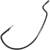 PREDA WORM OFFSET EWG HOOKS BLACK #1 - PAR 6