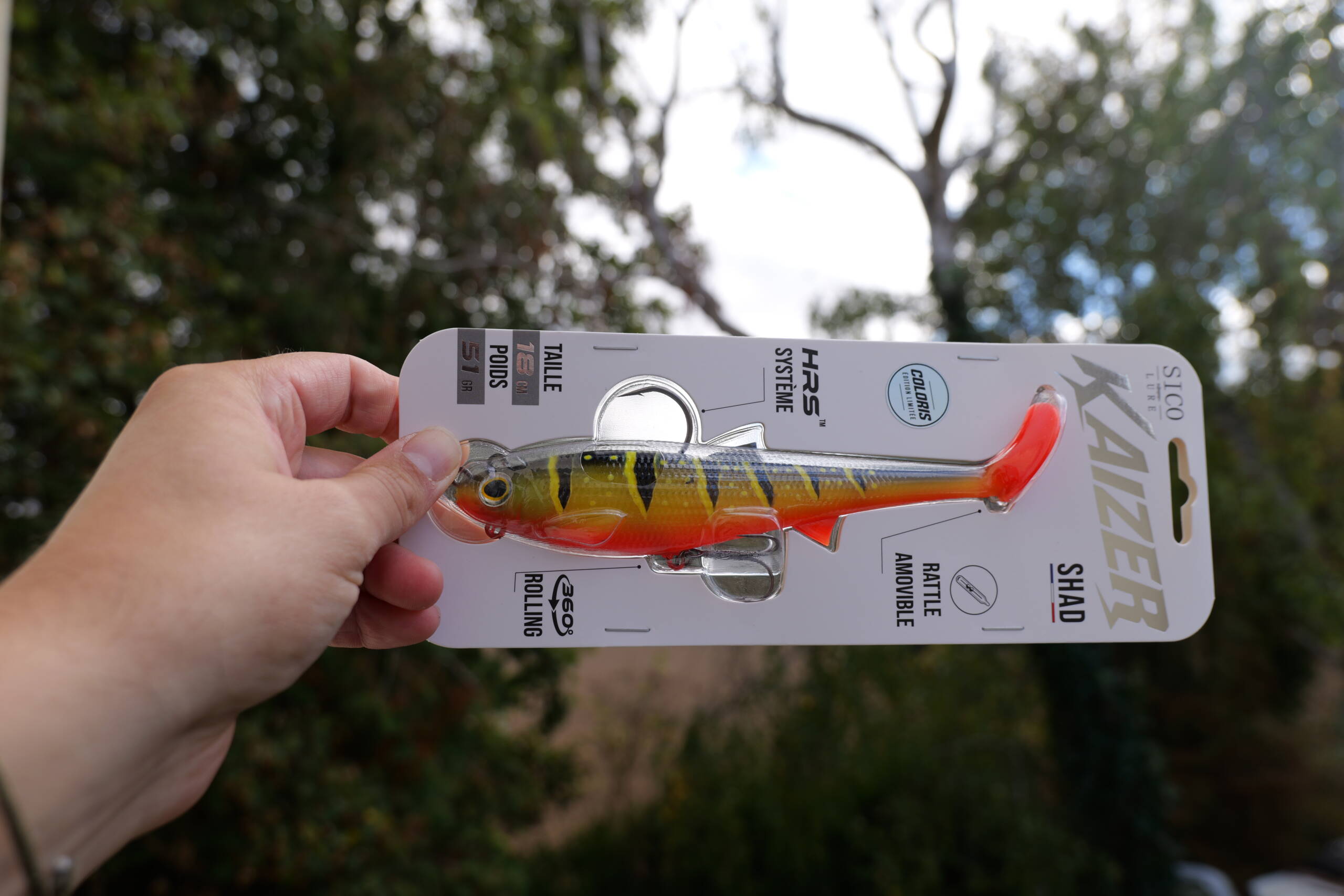 Sico Lure Kaizer Shad 18cm – Leurre Souple Brochet (51g)